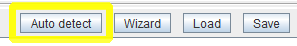 The Auto Detect Button