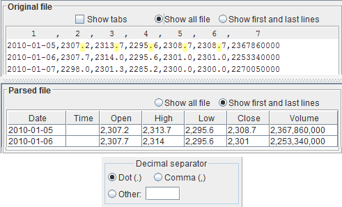 Decimal Separator