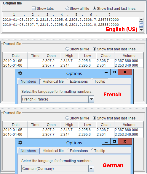 Format for the Parsed File Table