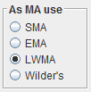 As MA use radio buttons