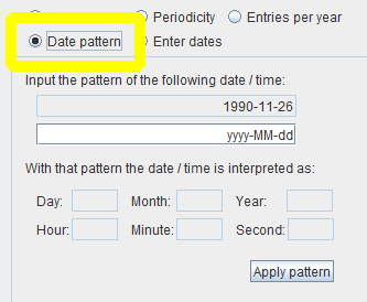 Date pattern