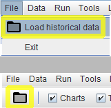 Test your own historical data