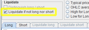 Create Liquidate Conditions Automatically: The Checkbox