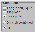 Trading Algorithms in Table