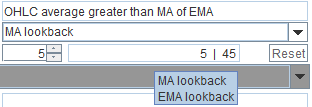 Input Parameters Values