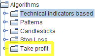 Select a Take Profit